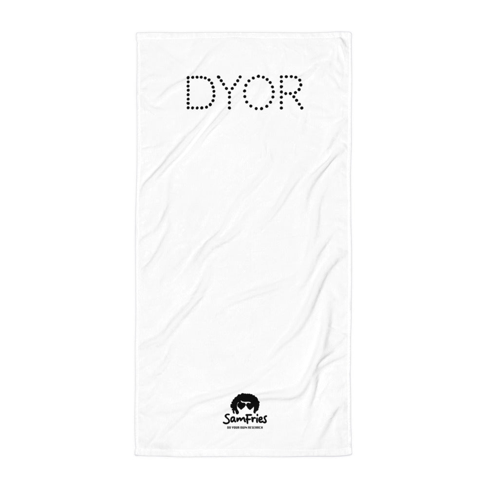 DYOR Towel, (large)